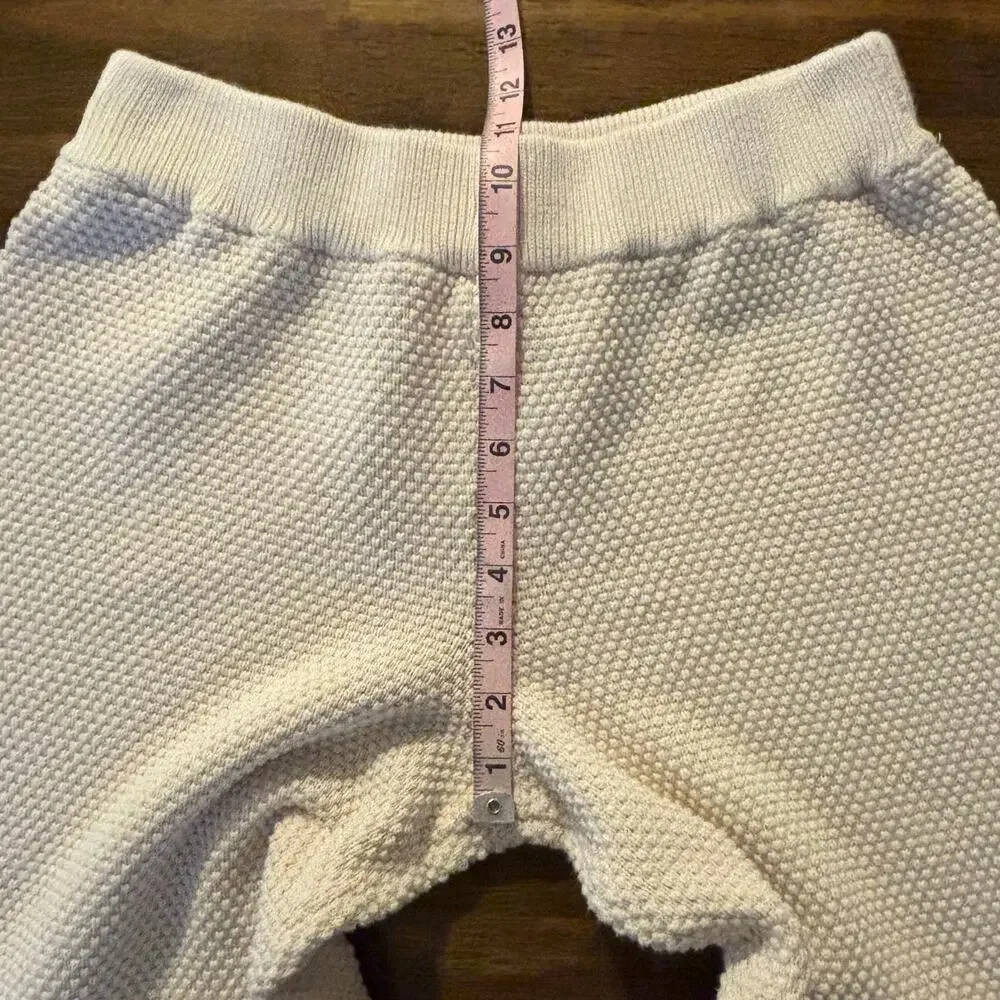 Free People Beach Size Small Pants Hailee 100% Cotton Knit Pull On Jogger Crop